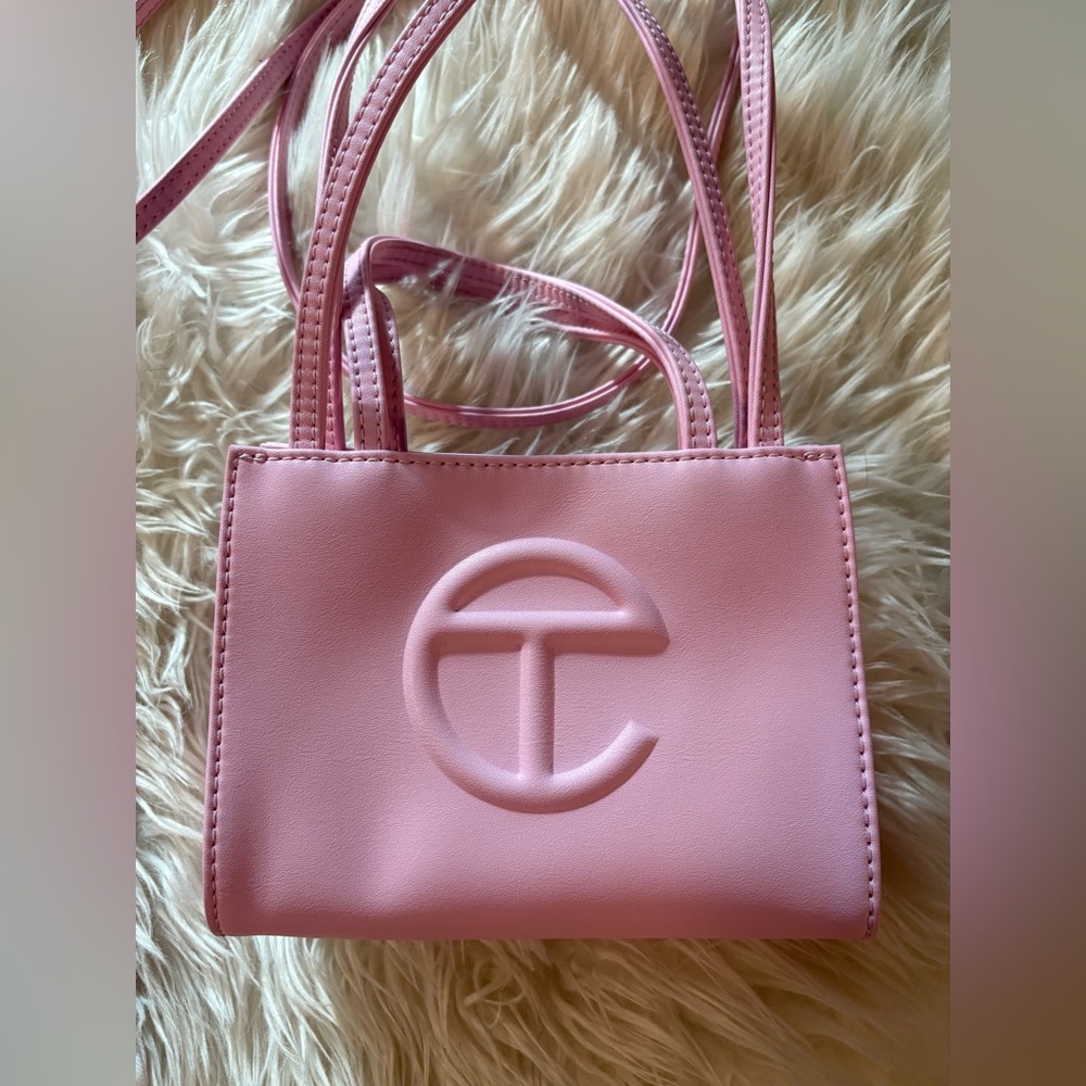 Small Telfar Bubblegum Pink Bag